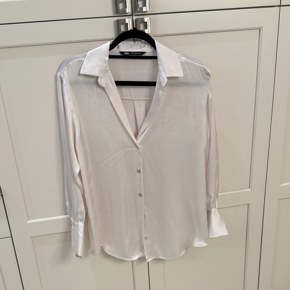 Zara Cream Blouse